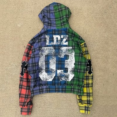 100% Cotton Terry Acid Wash Embroidery Distressed Zip Up Hoodie for Men/Unisex in Spring/Autumn/Winter Custom Streetwear - Image 4