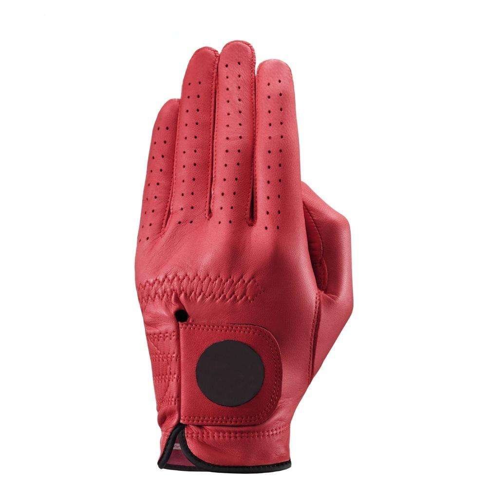Custom High-Quality Sheepskin Golf Gloves – Breathable Left & Right Hand Design with Adjustable Hook & Loop Wrist Strap for Durability and Comfort