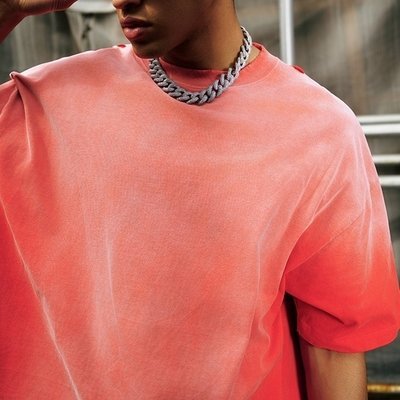 250 Gsm Oversized Streetwear Vintage Sun Faded Acid Wash T Shirt Oversized Men'S - Image 4