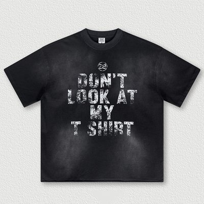 320Gsm Acid Wash Oversized T Shirt Tee Cotton Heavyweight T Shirt Vintage Sun Faded Streetwear - Image 3