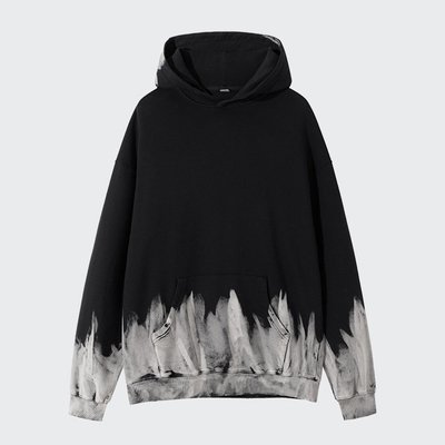 4x 4xl 3x Hooded Sweatshirt Streetwear Vintage Washed Oversized French Terry Hoodie Tie Dye - Image 4