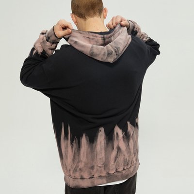 4x 4xl 3x Hooded Sweatshirt Streetwear Vintage Washed Oversized French Terry Hoodie Tie Dye - Image 6