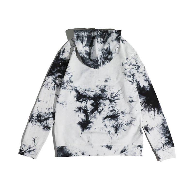 Hot Sale Winter Tie-dye Hoodies 100% Cotton Tie Dye Pullover Custom logo Embroidery Tie Dye Hoodie for Mens - Image 2