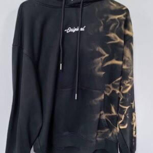 Customized Logo Tie-Dyed Heavyweight 100% Cotton Fleece Terry Hoodies