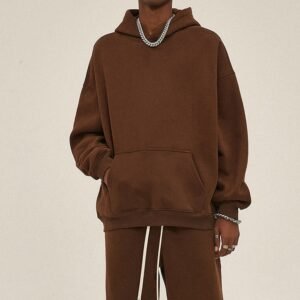 American Style Brand Thickened Blank Heavyweight Hoodie Custom Print Pullover Sweater Hoodie for Men