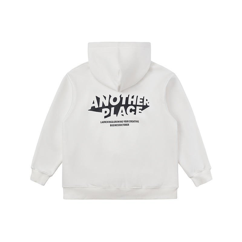 Charming Custom Winter New Fashion Brand Zipper Jacket Men's Wear Hooded Pullover Sweatshirt Loose Printing Sports Couple Dress