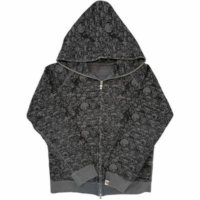 Colorful Custom Face Men'S Full Zip Up Hoodie Cotton French Terry Blanks All Over Print Unlined - Image 2