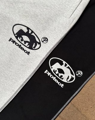 Custom 500 Gsm French Terry Wide Leg Sweatpants Embroidery Adjustable Drawstring Cuff Baggy Track Pants for Men - Image 3