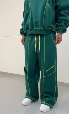 Custom Baggy Jogger Tracksuit for Men Dtg Print Piping Sweat Suit Letter Printed Hoodie Sweatpants Two-Piece Set - Image 3