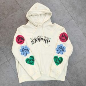 Custom Casual Streetwear Men's Winter Warm Long Sleeve for Puff Print Hoodie Cotton Polyester Material Adults Size Moq10