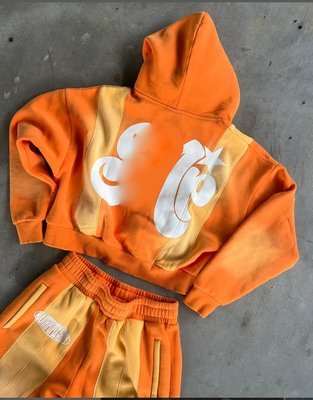 Custom Color Blocked Sweat Suits Patchwork Hoodie and Sweatpants Set Heavyweight Baggy Tracksuits for Men Women - Image 7