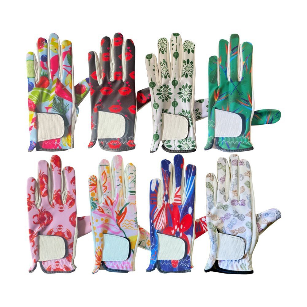 Custom Design Cabretta Leather Men’s Left Hand Golf Gloves – Personalized Printed Golf Gloves - Image 5