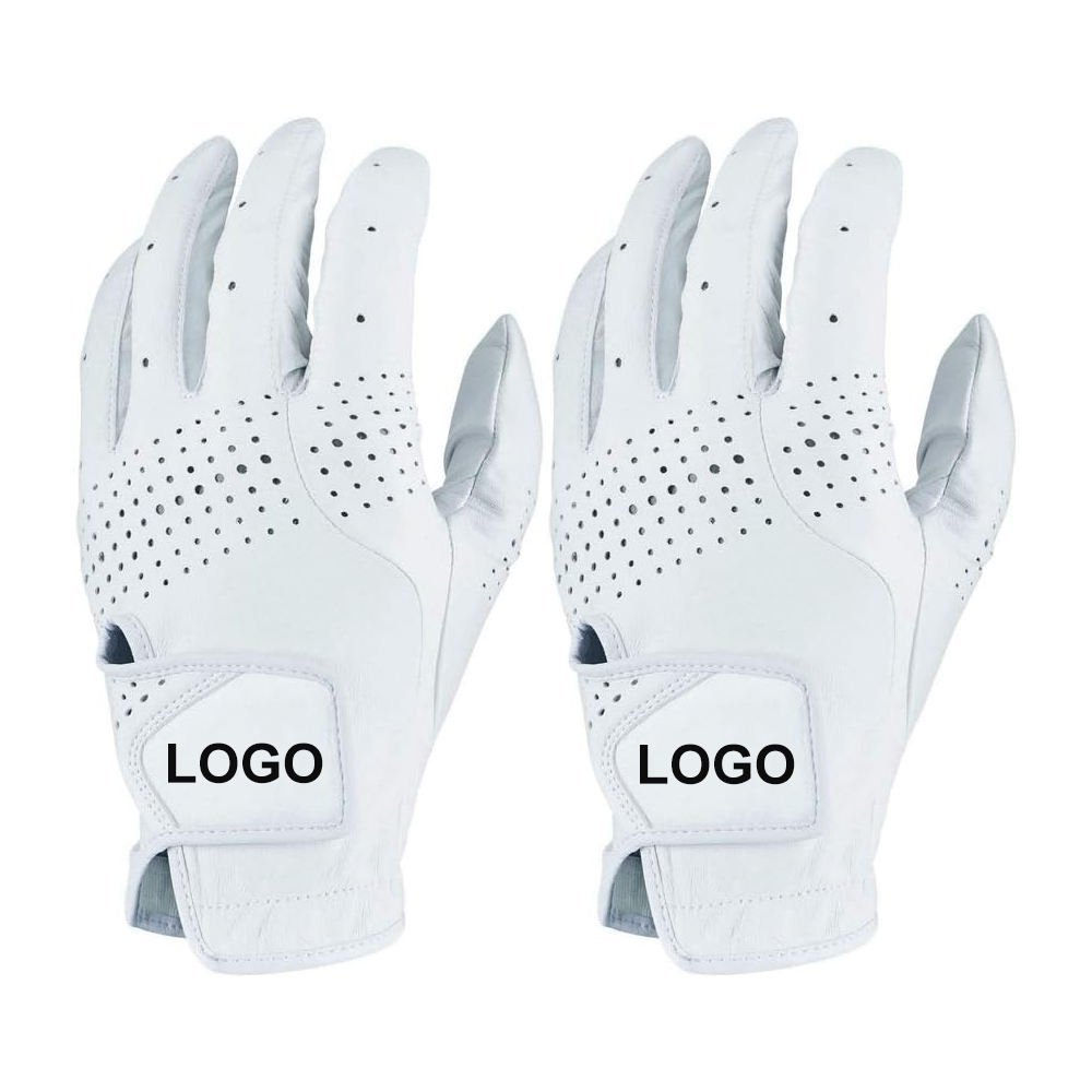 Manufacturer Custom Logo Cabretta Leather Golf Gloves – Left & Right Hand Premium Golf Wear - Image 4