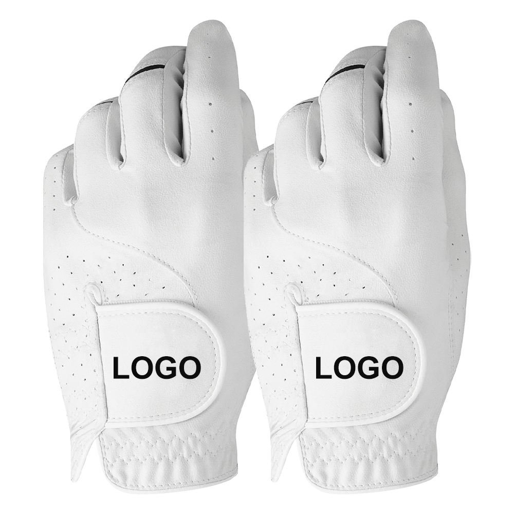 Manufacturer Custom Logo Cabretta Leather Golf Gloves – Left & Right Hand Premium Golf Wear - Image 2
