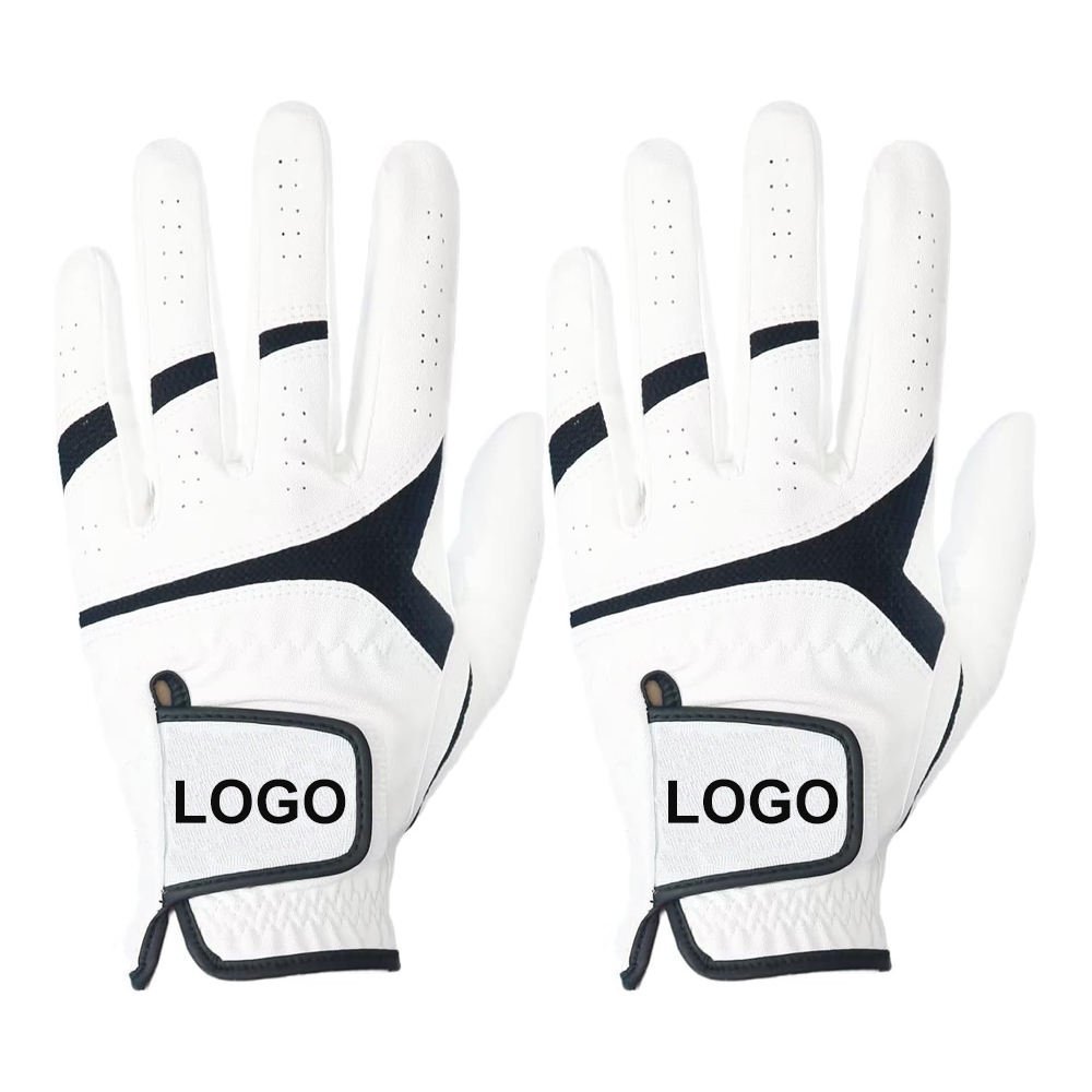 Manufacturer Custom Logo Cabretta Leather Golf Gloves – Left & Right Hand Premium Golf Wear