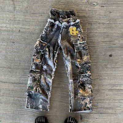 Custom Double Waist Heavyweight Cotton Vintage Acid Wash Sweat Pants Distressed Rhinestone Wide Leg Sweatpants for Men - Image 4