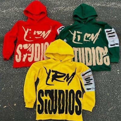 Custom Embroidery Hoodie With Embroidery Men'S Streetwear Patch Vintage Acid Wash Cropped Hoodie