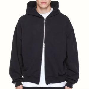 Custom French Terry 100% Cotton Hoodie Manufacturers Heavy Weight 500 Gsm Pullover Luxury Boxy Cropped Hoodie for Men