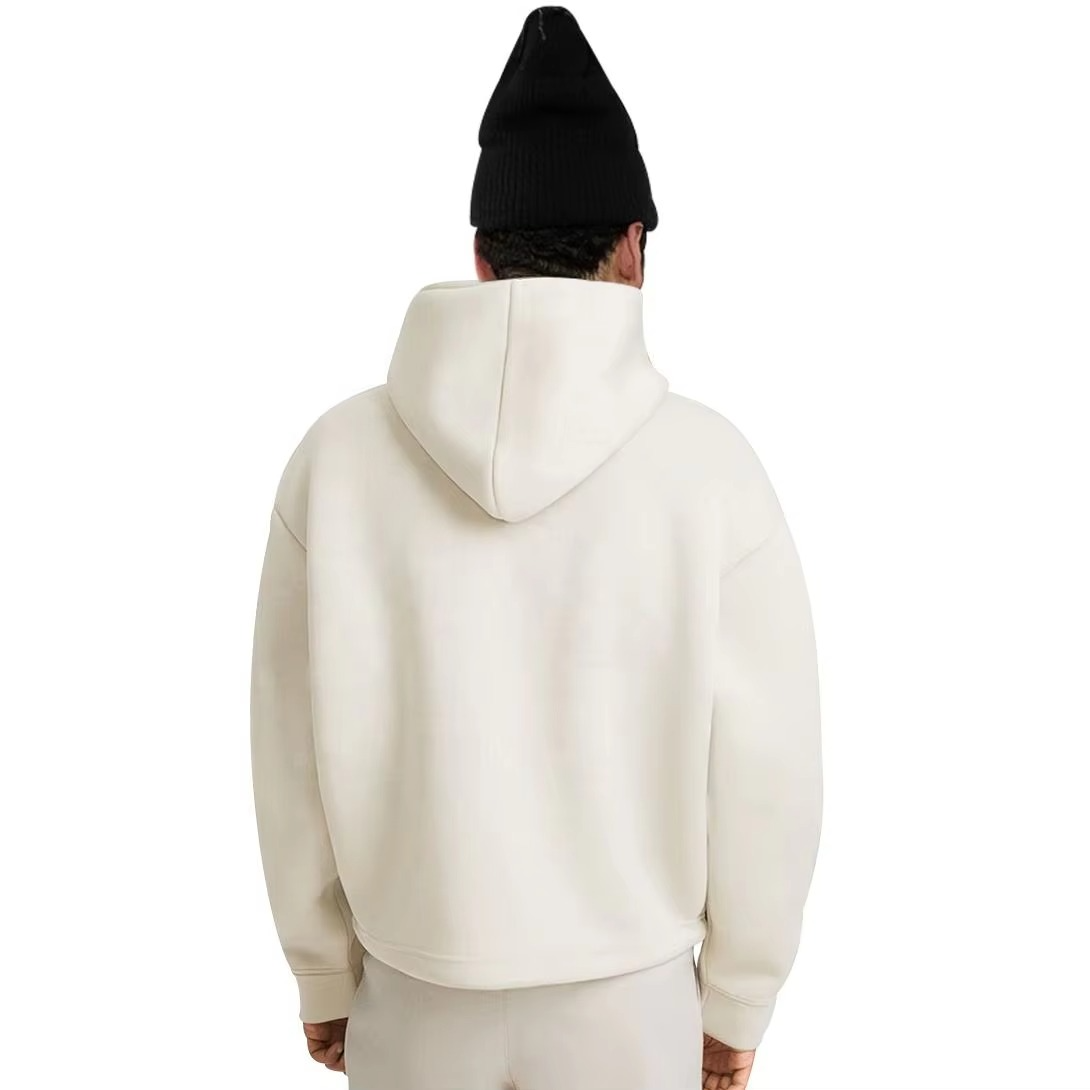 Custom French Terry 100% Cotton Hoodie Manufacturers Heavy Weight 500 Gsm Pullover Luxury Boxy Cropped Hoodie for Men - Image 5