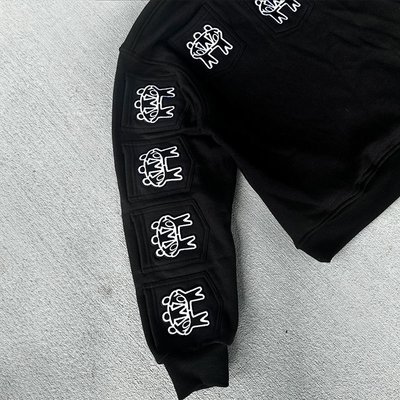 Custom Full Multi Pockets Zip Up Oversized Cropped Hoodie Men Unisex Embroidery Print Heavyweight Hoodies - Image 3