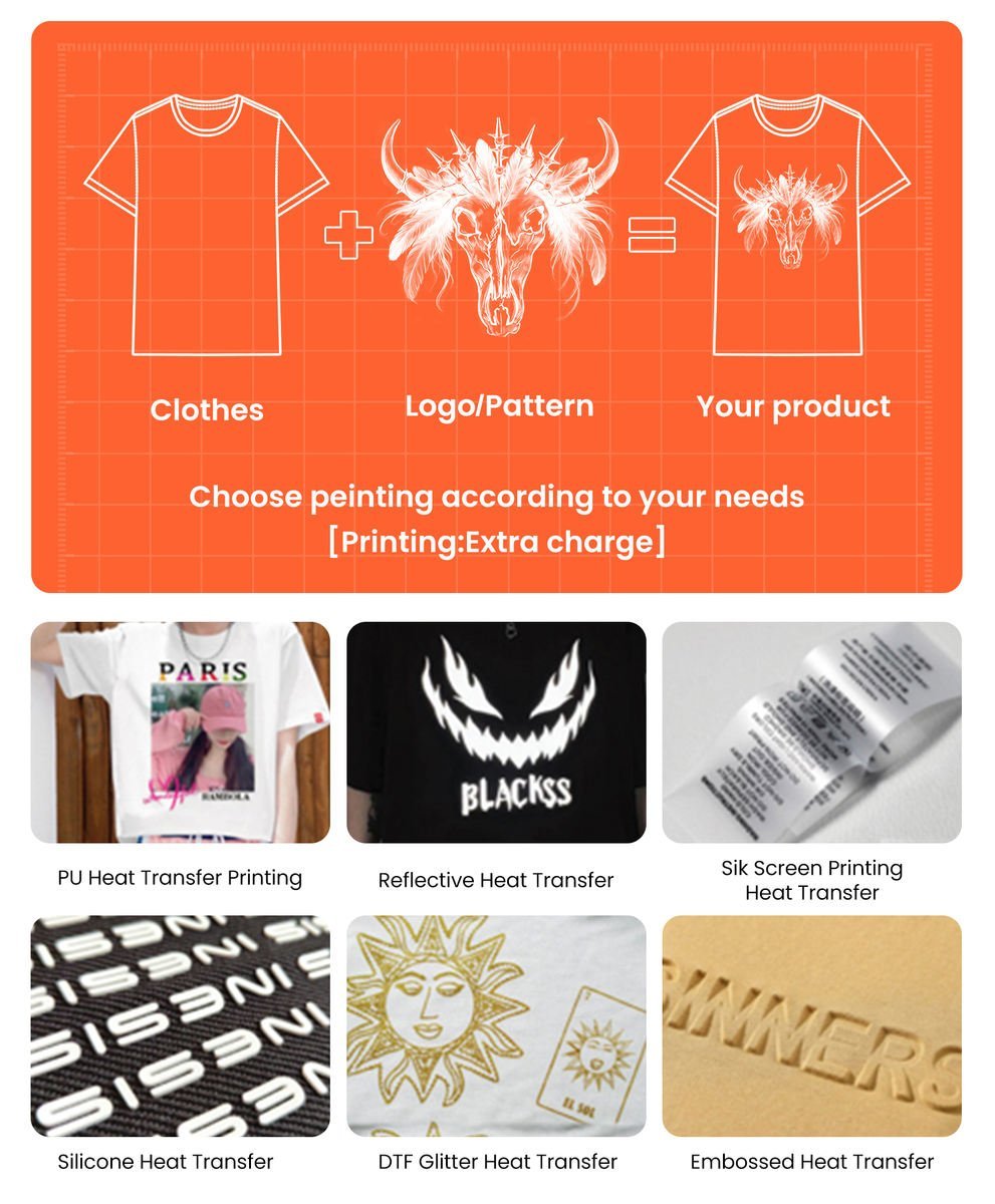 Custom Heavyweight High-Quality Hot-Fix Rhinestone DTG Print 100% Cotton Irregular Hem Screen-Printed Pullover Hoodie - Image 5