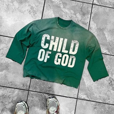 Custom Heavyweight Vintage Sun Faded Acid Wash T-Shirt Screen Print Cut Raw Hem 1000 - Image 4