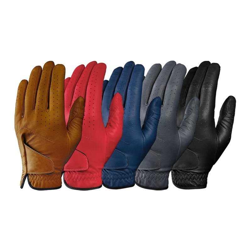 Customized Logo Leather Golf Competition Gloves Flexible Breathable Material with Comfortable Secure Fit - Image 6