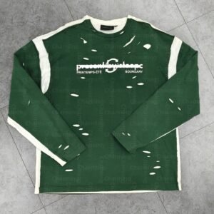 Custom Manufacturer Streetwear Vintage Double Tshirt Print Long Sleeve Regular Sun Faded Oversize Hip Hop 100% Cotton Double