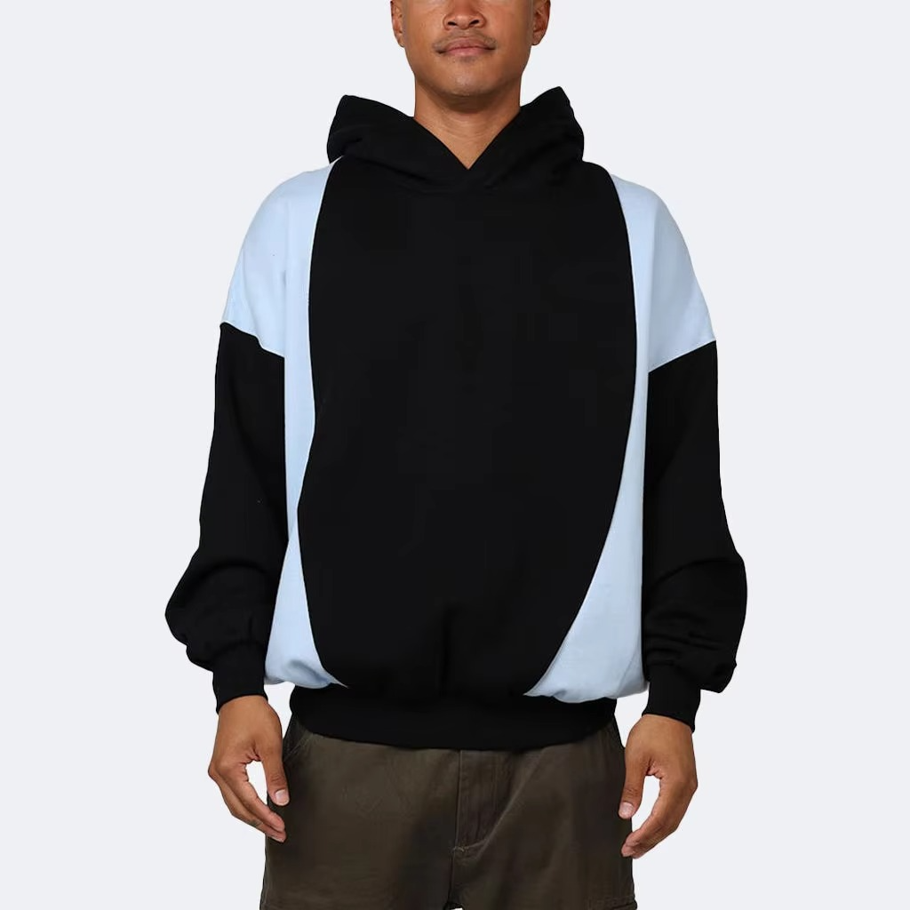 Custom Men'S Hoodie Manufacturers 100%Cotton Oversized Drop Shoulder 500Gsm Heavy Weight Streetwear Hoodie for Men - Image 3