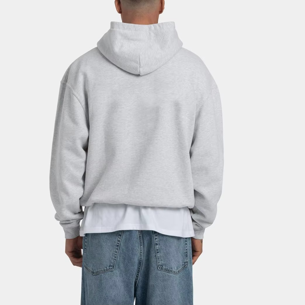 Custom Men's Hoodies Drop Shoulder Streetwear Heavyweight Cotton Boxy Fit Pullover Oversize Hooded Sweatshirts Hoodie for Men - Image 2