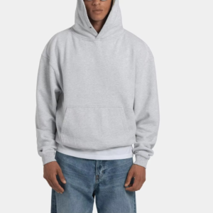 Custom Men's Hoodies Drop Shoulder Streetwear Heavyweight Cotton Boxy Fit Pullover Oversize Hooded Sweatshirts Hoodie for Men