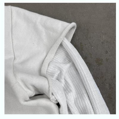 Custom Screen Printing French Terry Double Layer Long Sleeve T-Shirt for Men Colorful - Image 4