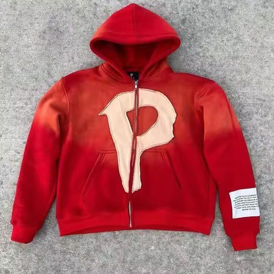 Custom Vintage Faded Oversized French Terry Boxy Cropped Hoodie with Hooded Collar and Distressed Applique Embroidery - Image 2