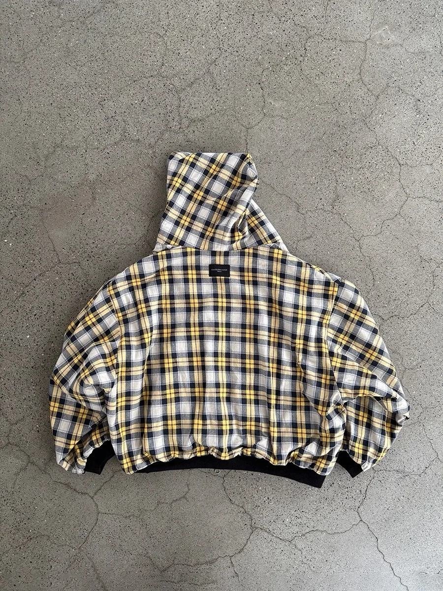 Custom Zipper-Up Solid Men's Autumn 100% Cotton Brushed Heavyweight Oversized Knitted Boxy Crop Baggy Hoodie 500Gsm Y2k Hoodie - Image 4