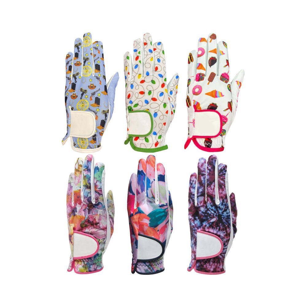 Factory Design Breathable Ladies Left Hand Cabretta Leather Golf Gloves – Sports Wholesale Quality - Image 5