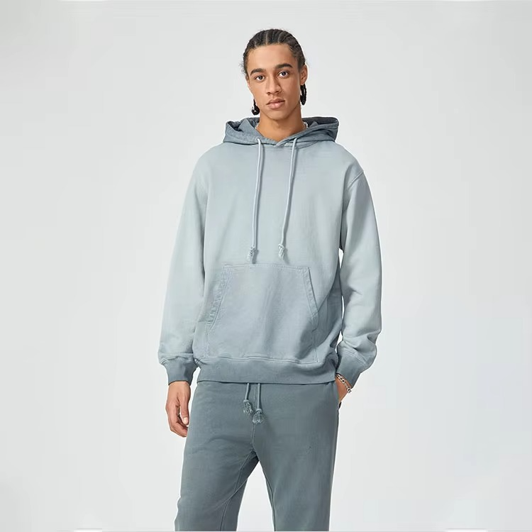 Factory High Quality Stir Frying Process 450G Heavy Oversized 100% Cotton Hoodie Custom Available for Unisex Hip-hop - Image 3