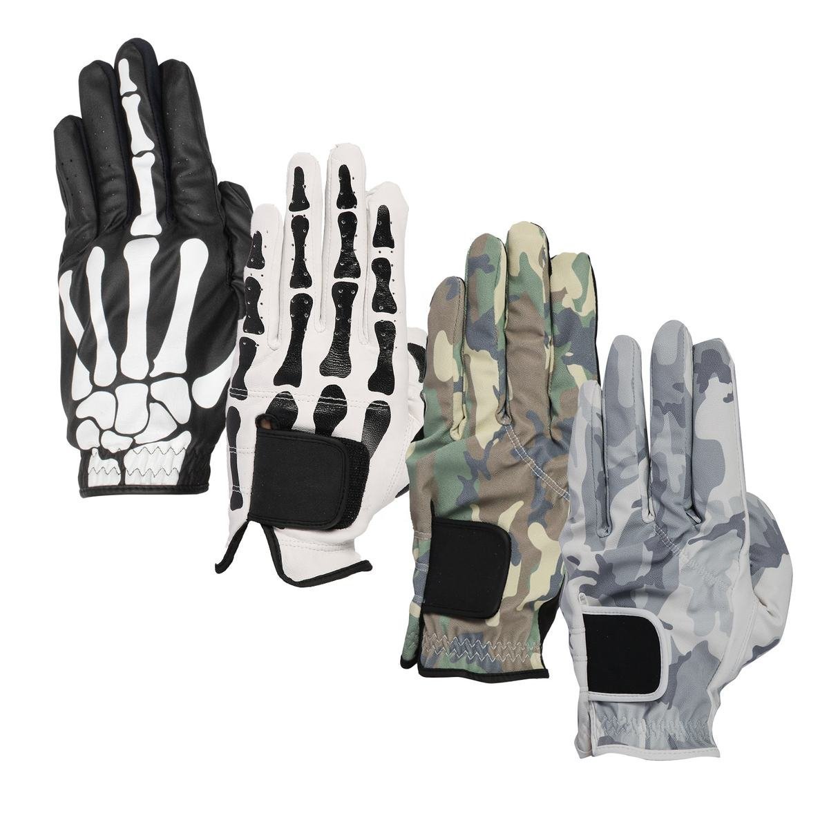 Factory Premium Cabretta Leather Men’s Golf Gloves – Breathable Mesh, Secure Fit, and Durable Performance for Golf Sports