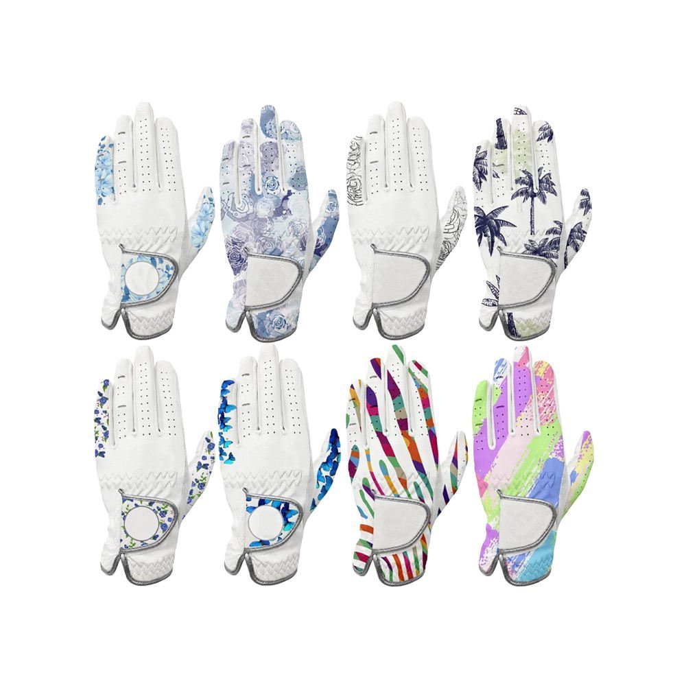 Factory Design Luxury Customizable Cabretta Leather Left Hand Golf Gloves – Premium Golf Wear - Image 5
