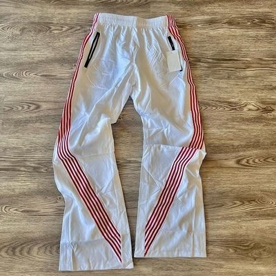 Grey Flare Sweatpants Elastic Waist Closure Men'S Y2K Streetwear Wide Leg Sweatpants - Image 6