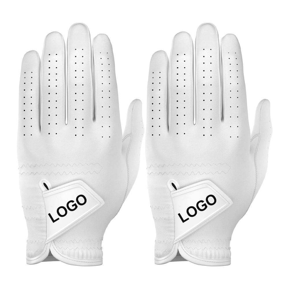 High Quality Custom Soft Cabretta Leather Golf Gloves – Left & Right Hand Men’s Performance Gloves