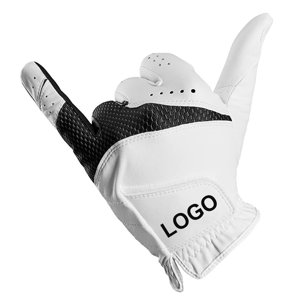YOPRAL Golf Glove OEM Logo Soft Sheepskin Leather Anti Slip Grip Hybrid Left Hand Men Model YP-1201