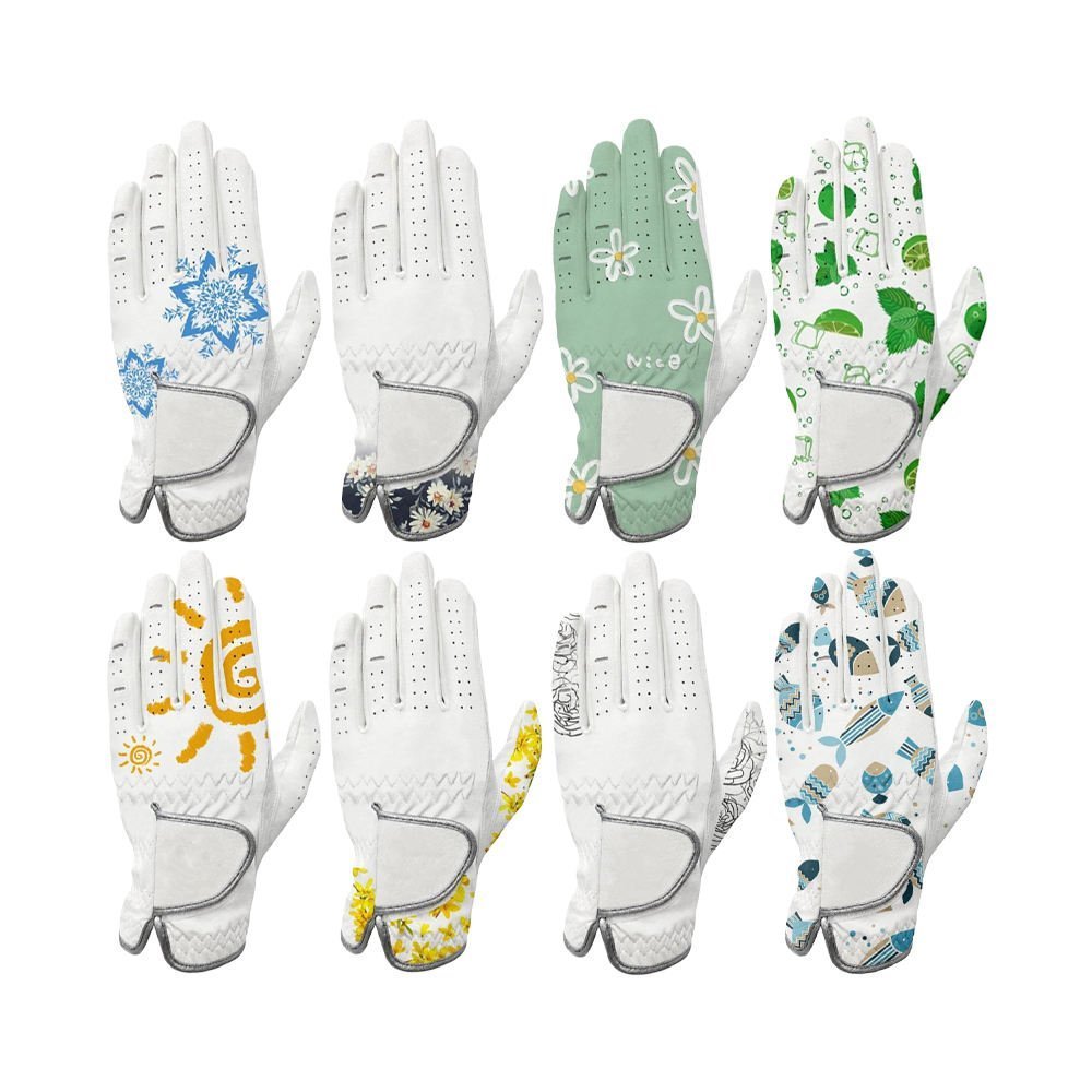 Manufacturer Designed Luxury Cabretta Leather Men’s Left Hand Golf Gloves – Premium Printed Golf Gloves - Image 6