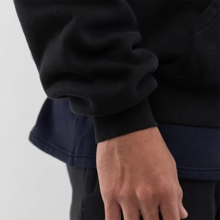 Men Custom Heavyweight Hoodies Logo Oversize Hoodies Unisex Customized Oversized Heavy Weight Thick Hoodie Embroidery - Image 5
