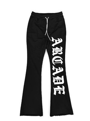 Men's 3D Puff Print Custom Sweatpants Flared Sweat Pants with 400 Grams Fabric Weight - Image 4