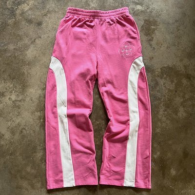 Men's Oversized Wide Leg Baggy Sweatpants with Custom Logo and Mid Waist - Image 6