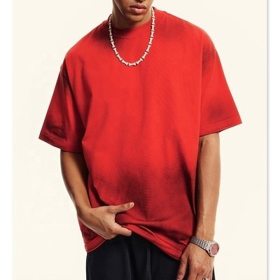Mens White Mock Neck T Shirts 230grams Fabric Weight Quick Dry Cooling Streetwear - Image 6
