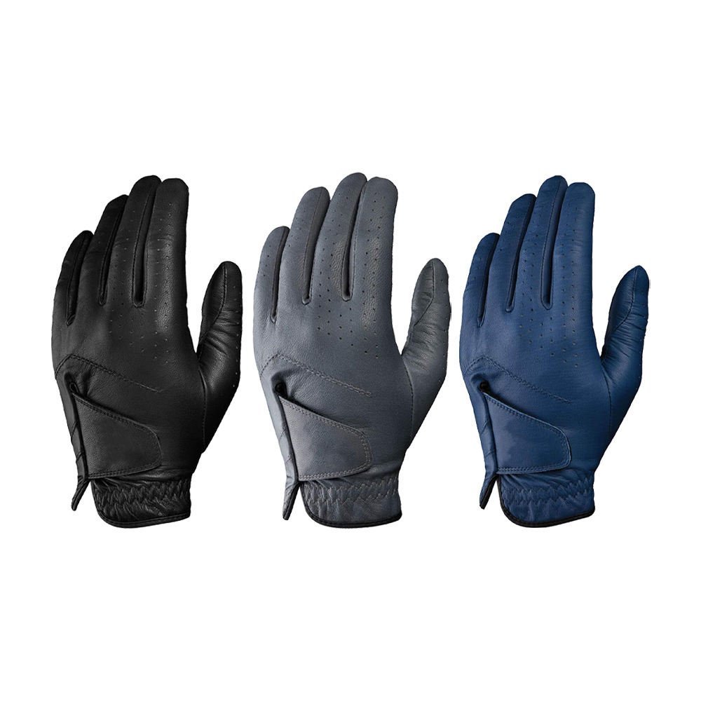 OEM Golf Accessories Leather Gloves for Men – Brown & White Cabretta Leather Golf Gloves - Image 3
