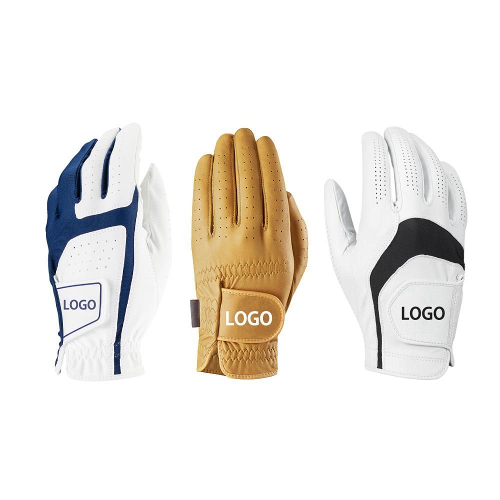 OEM Custom Leather Cabretta Golf Gloves – Private Label Golf Gloves with Custom Logo Printing - Image 3
