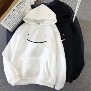 Polyester Hoodie Sweatshirts For Sublimation Printing Smile Face Women'S Casual Sporty Pullover Hoodies Unisex