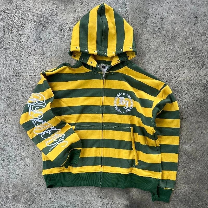 Pullover Vintage Heavy Embroidered Patches Logo French Terry Knitted Fabric Sweatshirt Vintage Acid Washed Hoodies Custom Logo